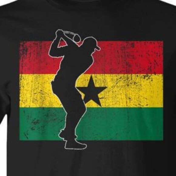 Golfer T-Shirt Ghanaian Flag Golf Player Sports Fan Graphic Casual Tee 81 - Picture 2 of 5